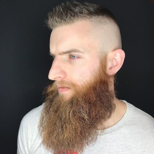 Barbe de Viking indisciplinée